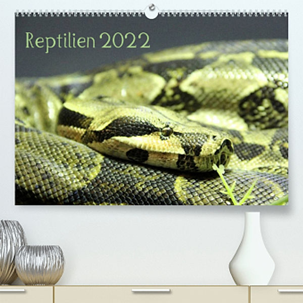 Reptilien 2022 (Premium, hochwertiger DIN A2 Wandkalender 2022, Kunstdruck in Hochglanz), lajavi.com