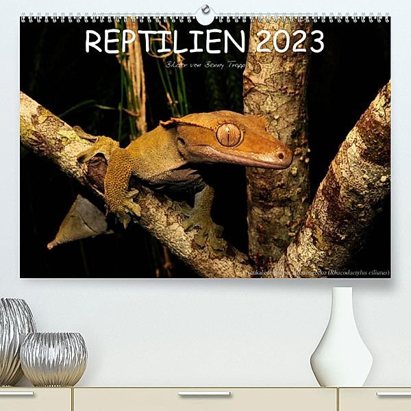 REPTILIEN (Premium, hochwertiger DIN A2 Wandkalender 2023, Kunstdruck in Hochglanz), Benny Trapp