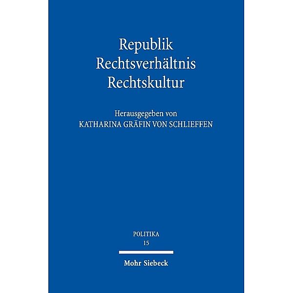 Republik - Rechtsverhältnis - Rechtskultur