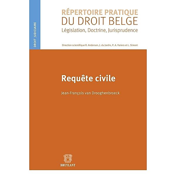 Requête civile, Jean-François van Drooghenbroeck