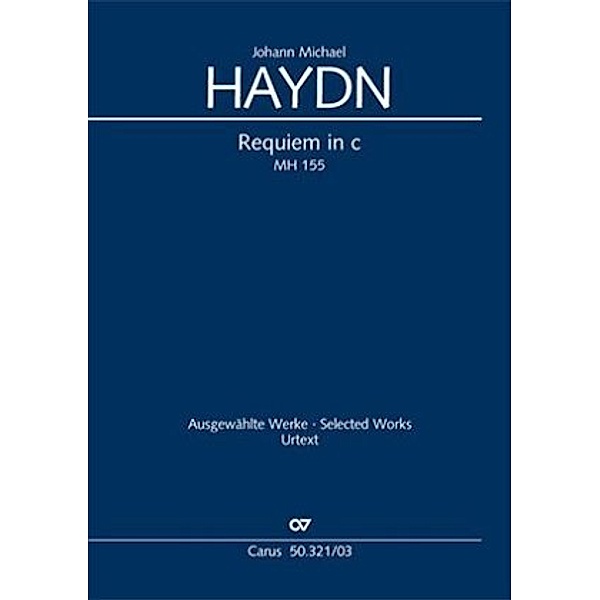Requiem in c-Moll MH 154, Klavierauszug, Michael Haydn