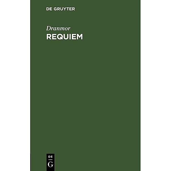 Requiem / Jahrbuch des Dokumentationsarchivs des österreichischen Widerstandes, Dranmor