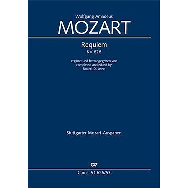 Requiem (Klavierauszug), Wolfgang Amadeus Mozart