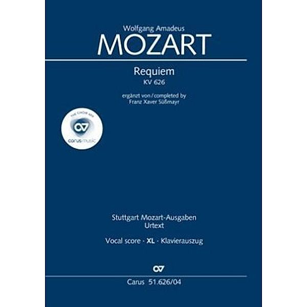 Requiem (Klavierauszug XL), Wolfgang Amadeus Mozart