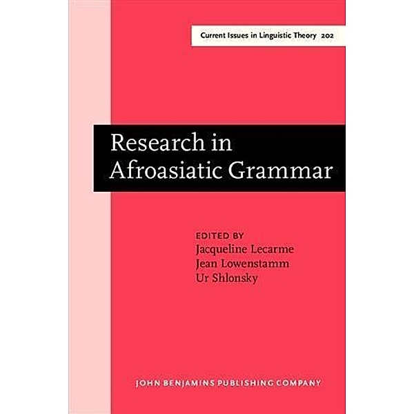 Research in Afroasiatic Grammar