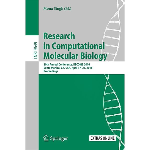 Research in Computational Molecular Biology / Lecture Notes in Computer Science Bd.9649