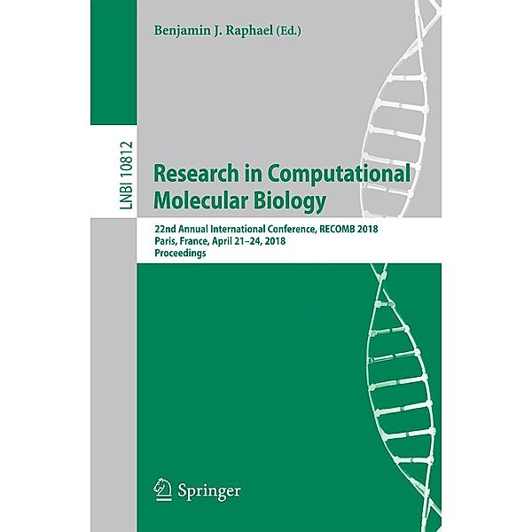 Research in Computational Molecular Biology / Lecture Notes in Computer Science Bd.10812