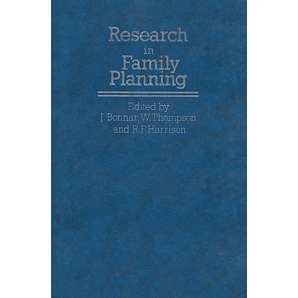 Research in Family Planning / Studies in Fertility and Sterility Bd.5