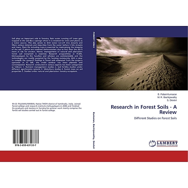 Research in Forest Soils - A Review, B. Palani Kumaran, M. R. Backiyavathy, S. Devisri