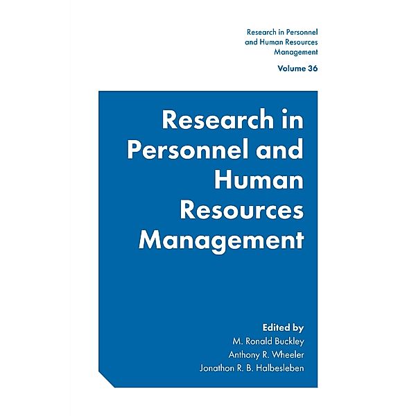 Research in Personnel and Human Resources Management