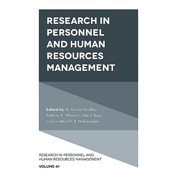 Research in Personnel and Human Resources Management