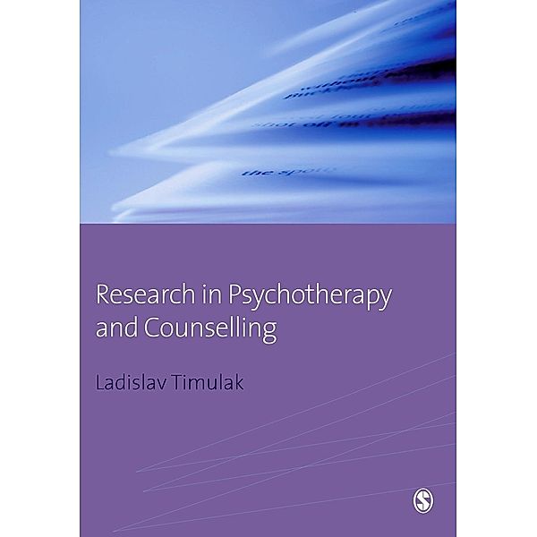 Research in Psychotherapy and Counselling, Laco Timulak