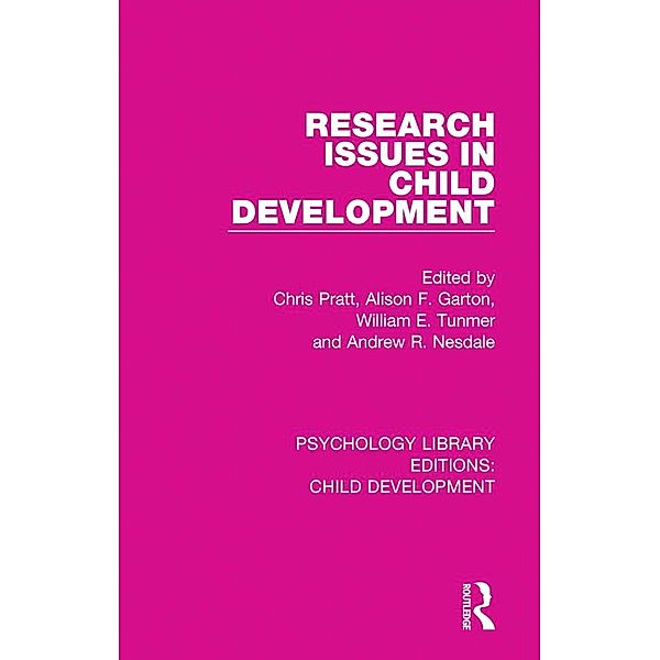 Research Issues in Child Development