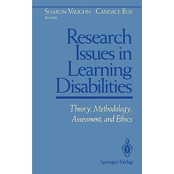 Research Issues in Learning Disabilities