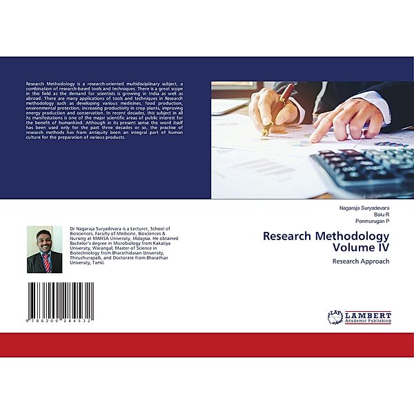 Research Methodology Volume IV, Nagaraja Suryadevara, Balu R, Ponmurugan P