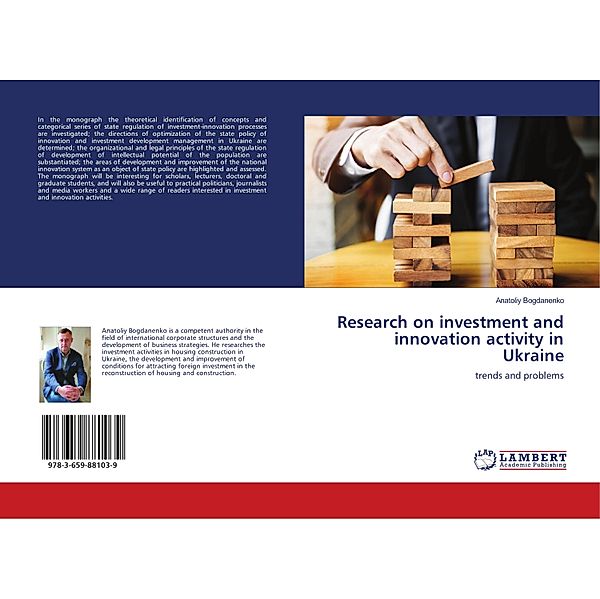 Research on investment and innovation activity in Ukraine, Anatoliy Bogdanenko