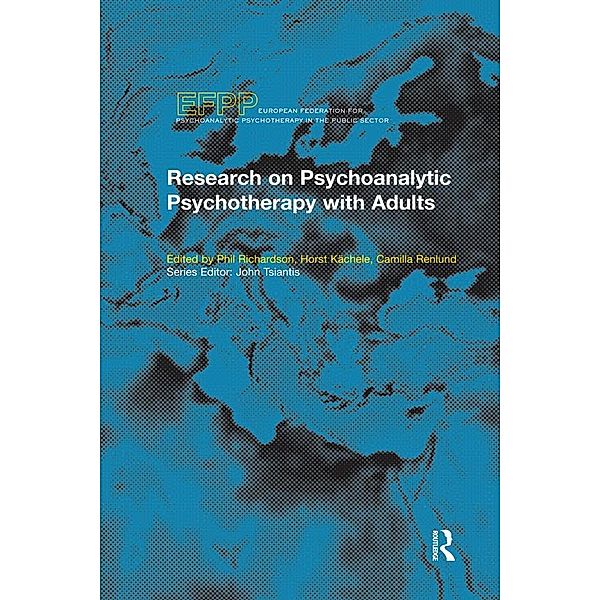 Research on Psychoanalytic Psychotherapy with Adults, Horst Kachele