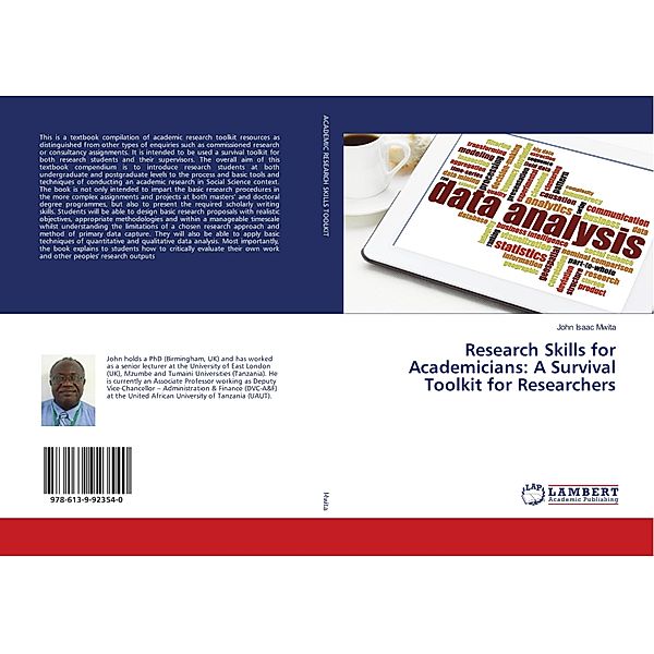 Research Skills for Academicians: A Survival Toolkit for Researchers, John Isaac Mwita