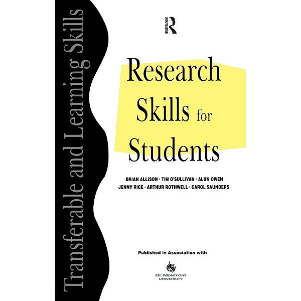 Research Skills for Students, Brian Allison, Anne Hilton, Tim O'Sullivan, Alun Owen, Arthur Rothwell
