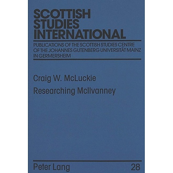 Researching McIlvanney, Craig McLuckie