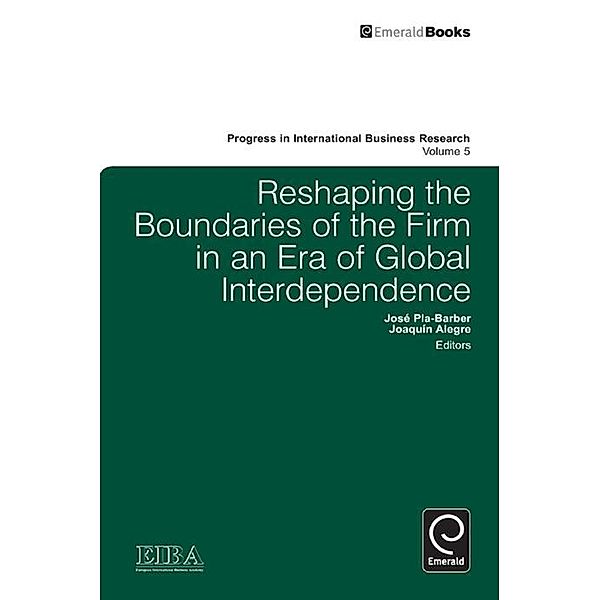 Reshaping the Boundaries of the Firm in an Era of Global Interdependence, EIBA