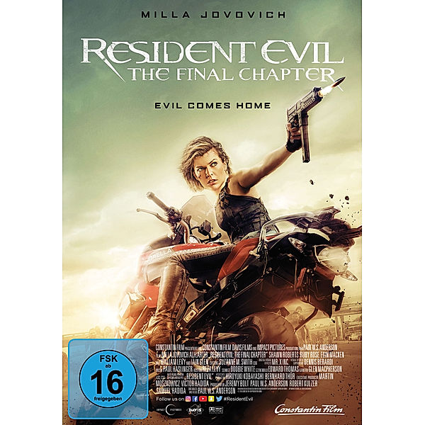 Resident Evil: The Final Chapter, Ali Larter Iain Glen Milla Jovovich