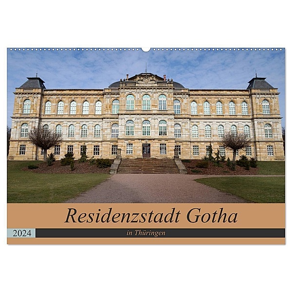 Residenzstadt Gotha in Thüringen (Wandkalender 2024 DIN A2 quer), CALVENDO Monatskalender, Flori0