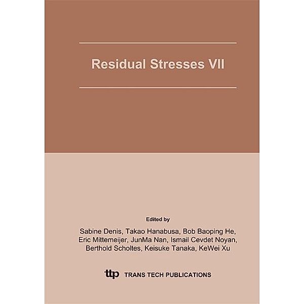 Residual Stresses VII, ICRS7