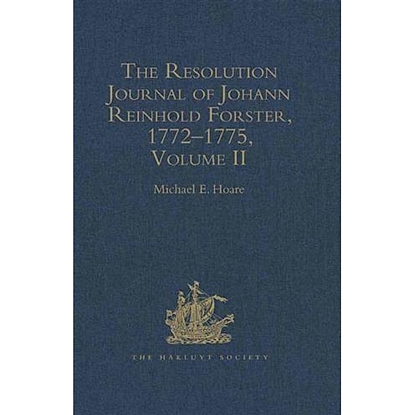 Resolution Journal of Johann Reinhold Forster, 1772-1775