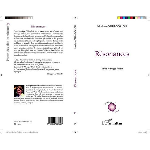 Resonances / Hors-collection, Monique Oblin-Goalou