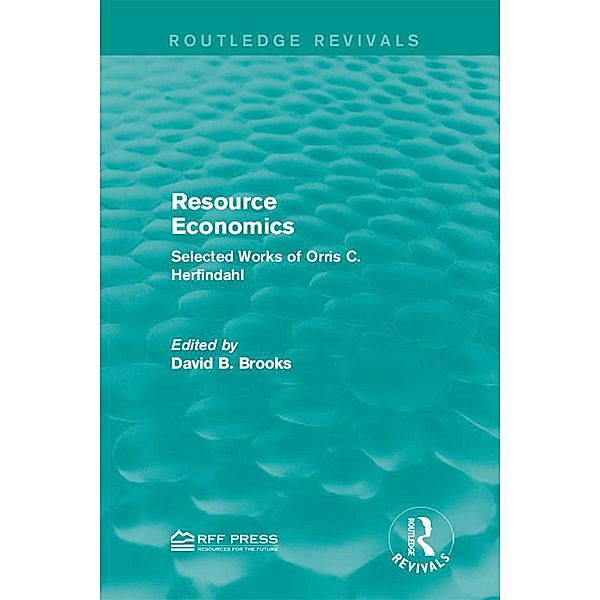 Resource Economics / Routledge Revivals