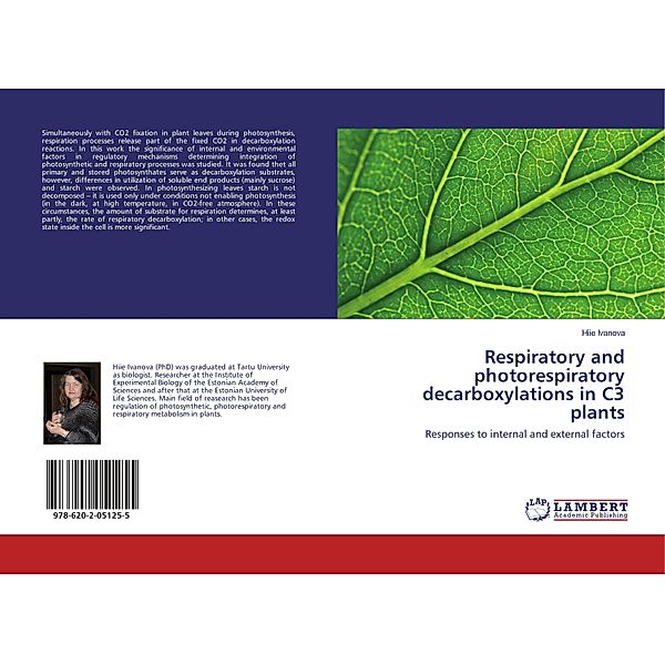 Respiratory and photorespiratory decarboxylations in C3 plants, Hiie Ivanova