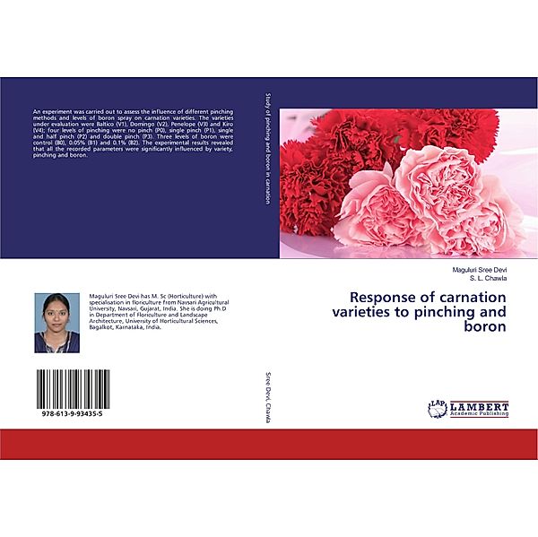 Response of carnation varieties to pinching and boron, Maguluri Sree Devi, S. L. Chawla