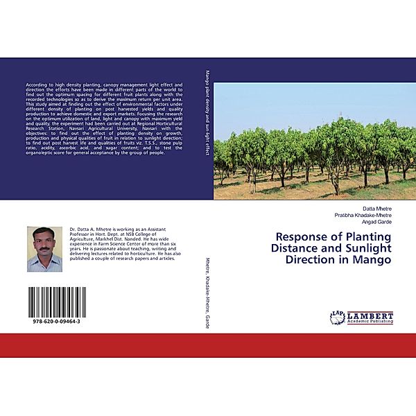 Response of Planting Distance and Sunlight Direction in Mango, Datta Mhetre, Pratibha Khadake-Mhetre, Angad Garde