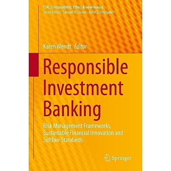 Responsible Investment Banking / CSR, Sustainability, Ethics & Governance