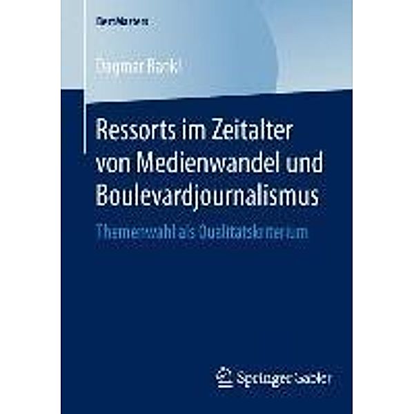 Ressorts im Zeitalter von Medienwandel und Boulevardjournalismus / BestMasters, Dagmar Rankl