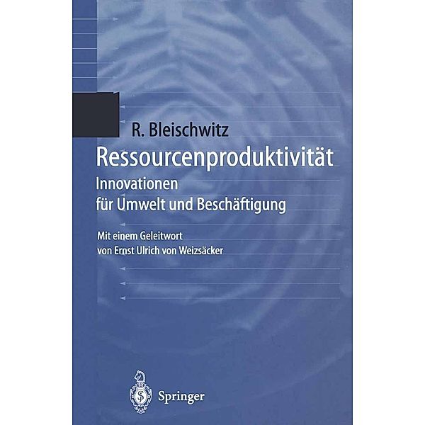 Ressourcenproduktivität, Raimund Bleischwitz