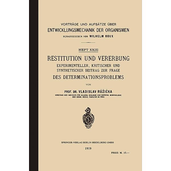 Restitution und Vererbung, Vladislav Ruzicka