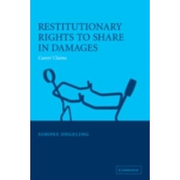 Restitutionary Rights to Share in Damages, Simone Degeling