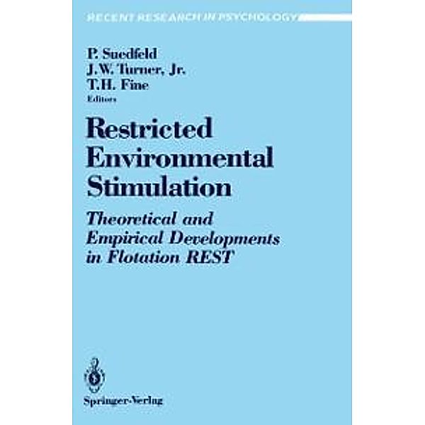 Restricted Environmental Stimulation / Recent Research in Psychology