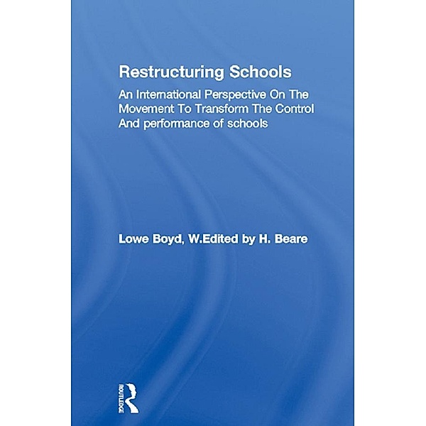 Restructuring Schools, W. Lowe Boyd