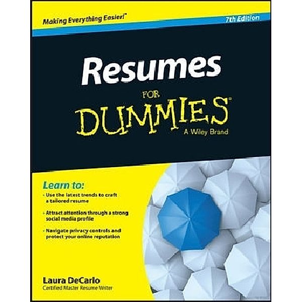 Resumes For Dummies, Laura DeCarlo