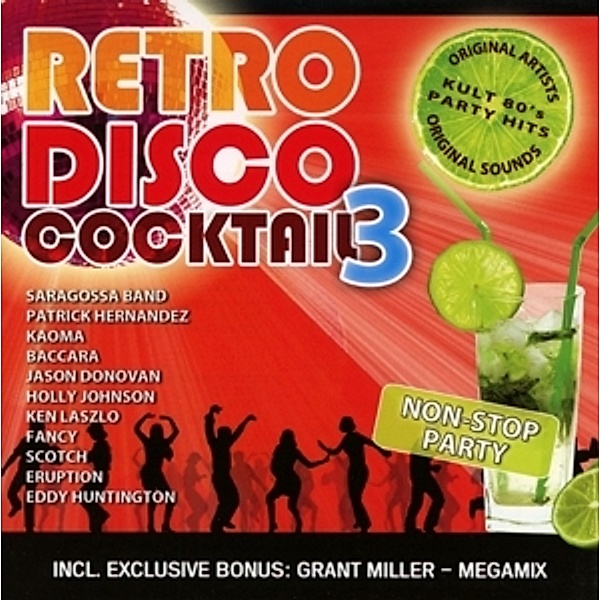 Retro Disco Cocktail 3, Diverse Interpreten