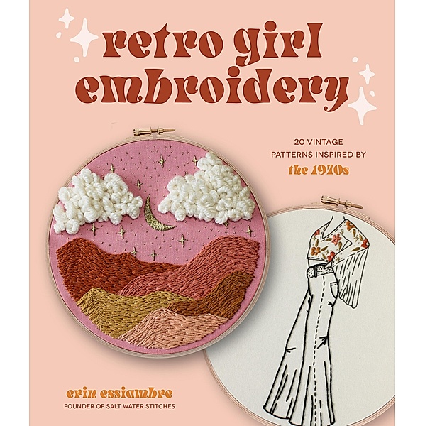 Retro Girl Embroidery, Erin Essiambre