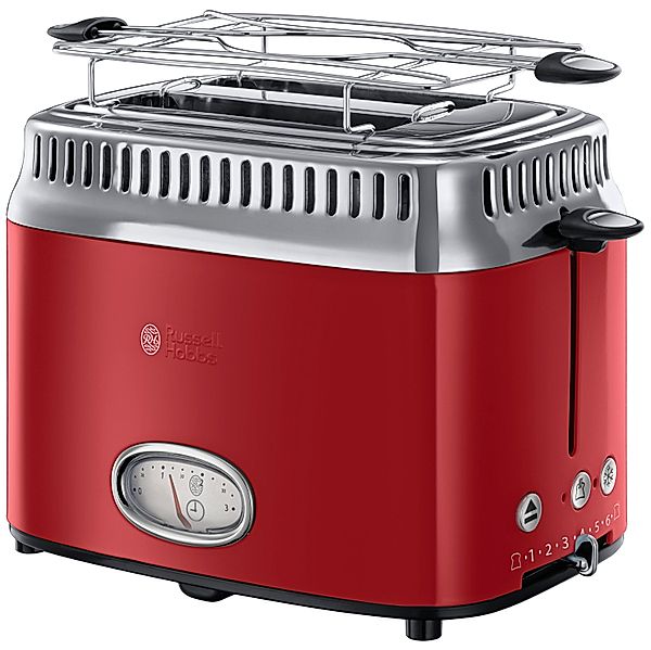 Retro Vintage Toaster (Farbe: rot)