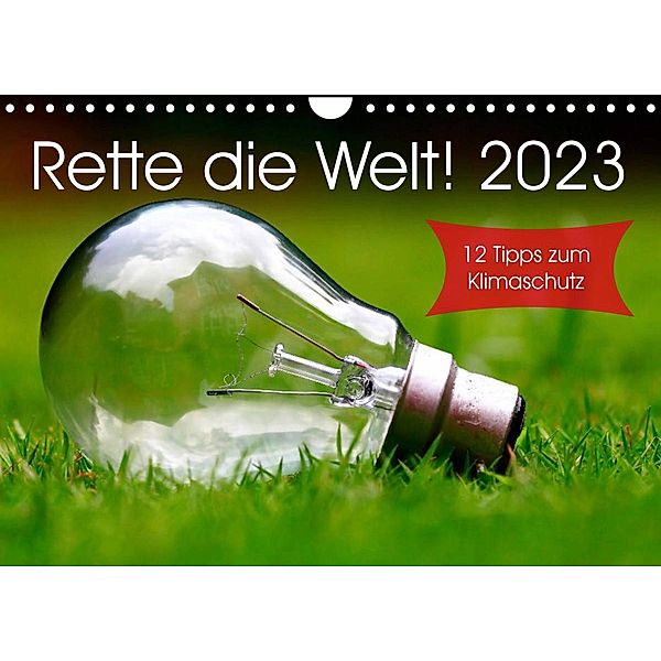 Rette die Welt! 2023 (Wandkalender 2023 DIN A4 quer), Steffani Lehmann