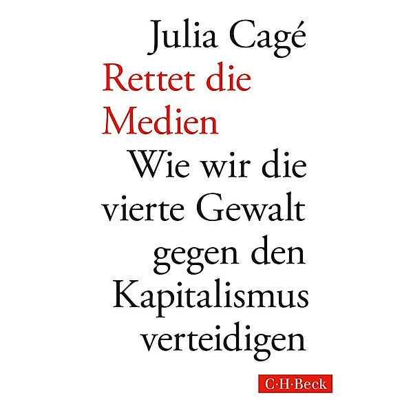Rettet die Medien, Julia Cagé