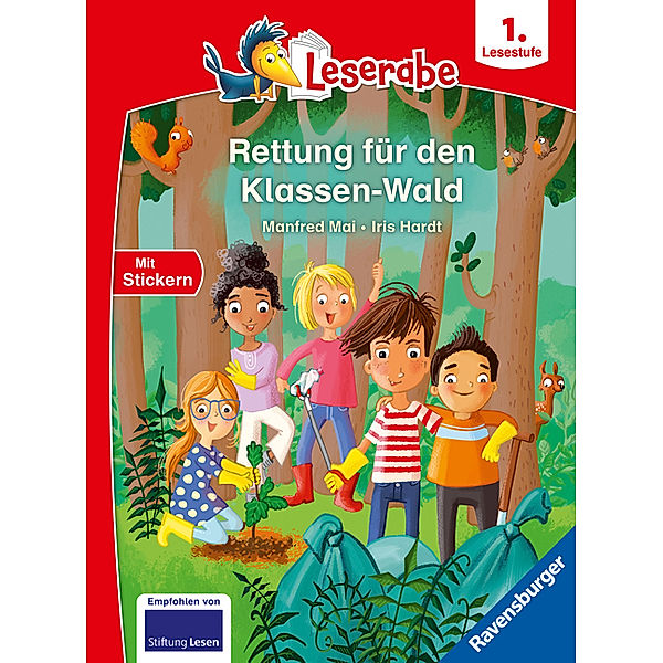 Rettung für den Klassen-Wald - Lesen lernen mit dem Leseraben - Erstlesebuch - Kinderbuch ab 6 Jahren - Lesenlernen 1. Klasse Jungen und Mädchen (Leserabe 1. Klasse), Manfred Mai