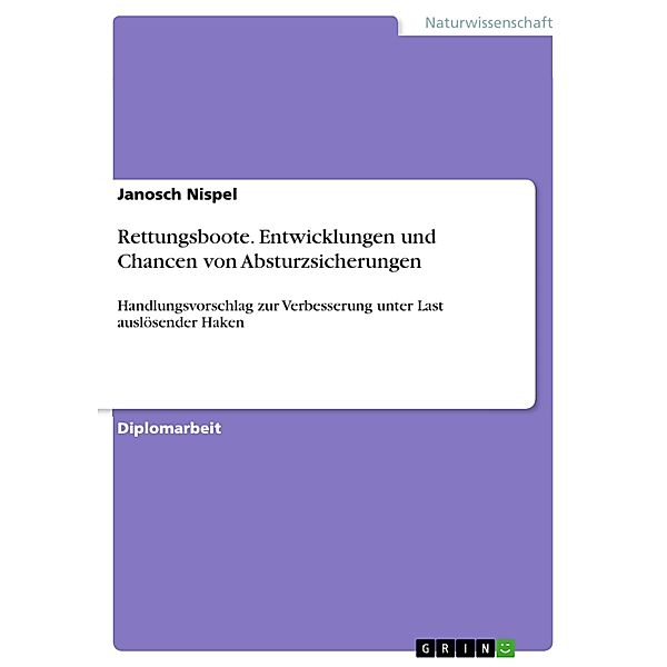 Rettungsboote. Entwicklungen und Chancen von Absturzsicherungen, Janosch Nispel