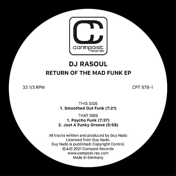 Return Of The Mad Funk Ep, DJ Rasoul